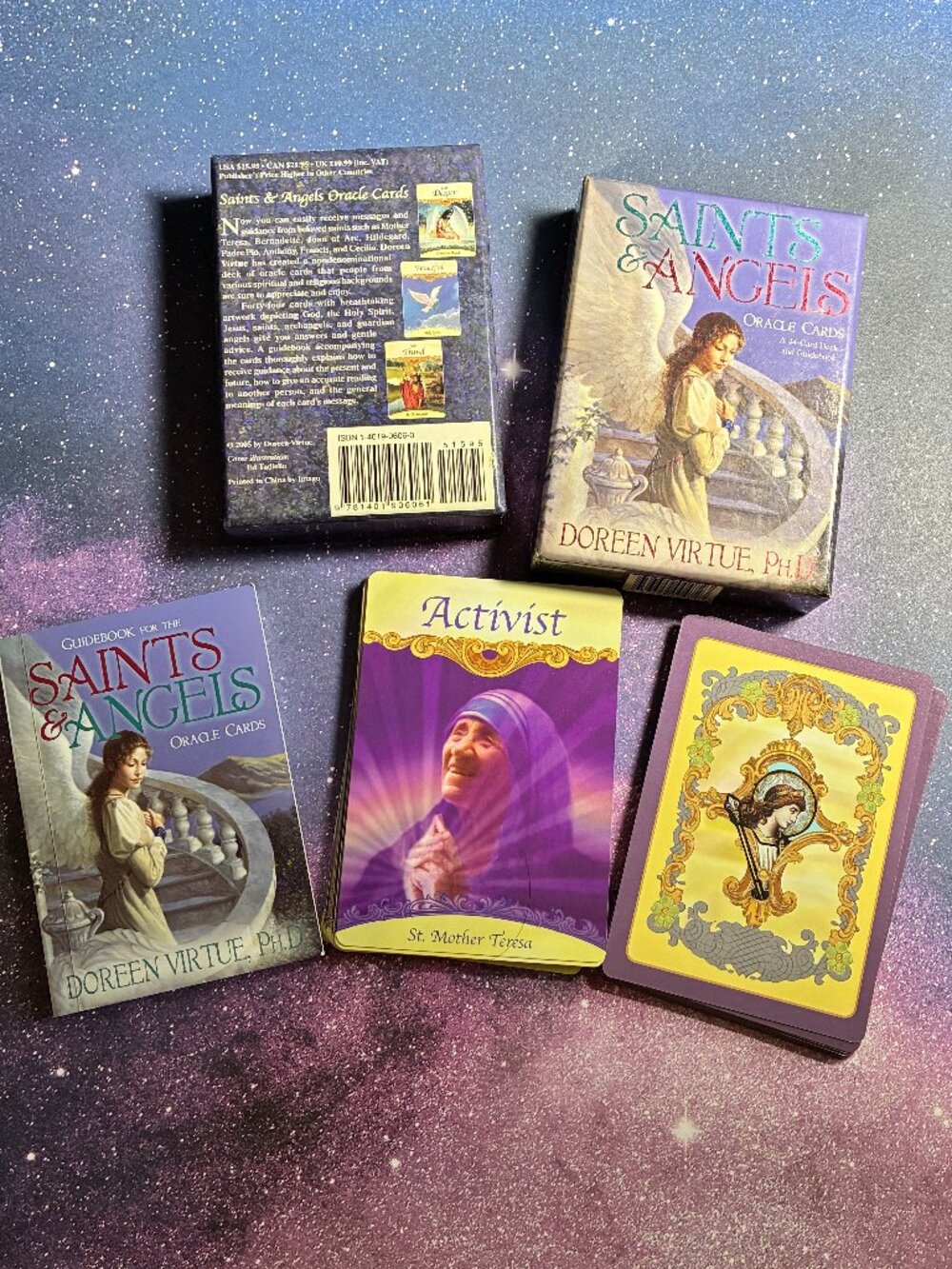 saints and angels oracle cards Doreen Virtue